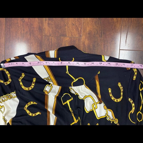 Tibi Silk Mini with Chain and Horseshoe Pattern - Picture 6 of 9